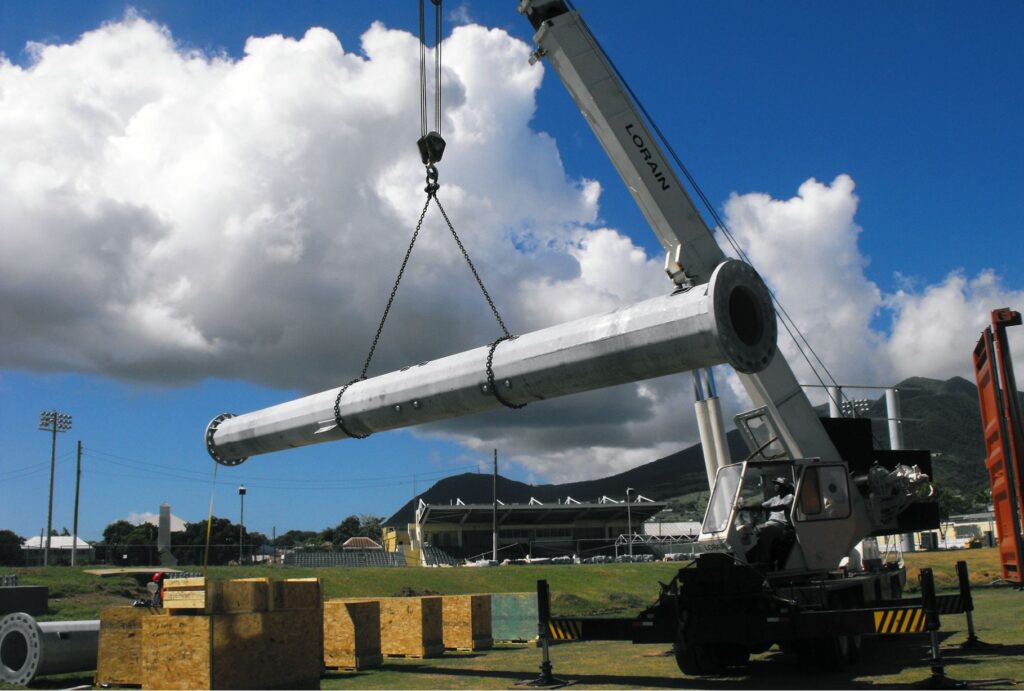 Light pole installation